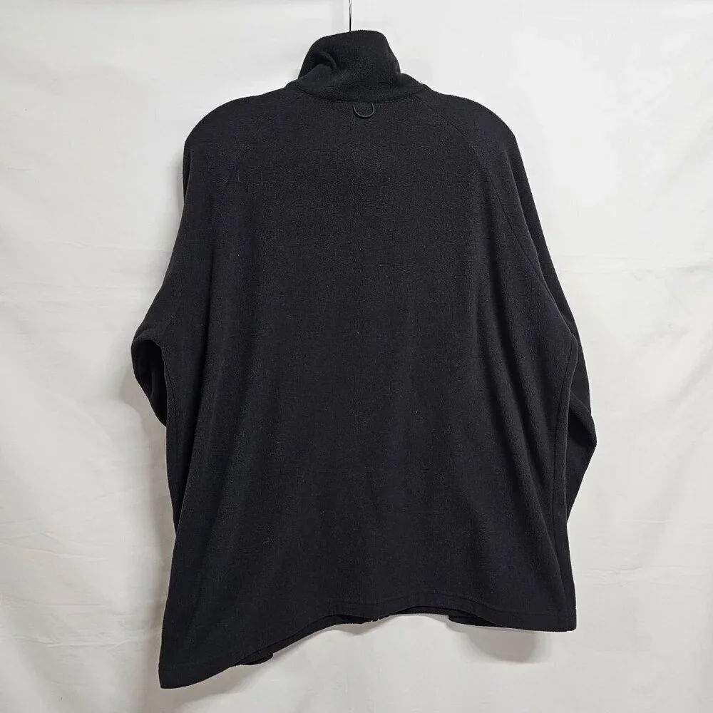 The North Face Full Zip Fleece Jacket Men Size L Black